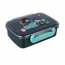 Ланч бокс пласт. "Yes" 420мл Demon Slayer зелений №708273(12)(72)