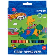 Фломастери "Kite" 12кольор. Hot Wheels Skate №HW25-447-2(24)(192)