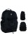 Рюкзак "GoPack" Education Teens 2від.,2карм. чорний №GO25-186L-1(20)