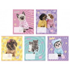 Зошит 12арк. кліт. "Kite" софт тач+УФ лак Studio Pets №SP25-232(25)(600)