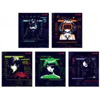 Зошит 24арк. кліт. "Kite" гібр. лак +УФ лак Anime №K25-238-1(20)(320)