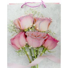 Пакет подарунковий папер. 26х32х12см, 3D №287/461663/Leader/(12)