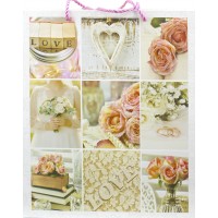 Пакет подарунковий папер. 26х32х12см 3D №514-M/461681/Leader/(12)