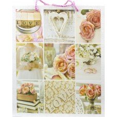 Пакет подарунковий папер. 26х32х12см 3D №514-M/461681/Leader/(12)