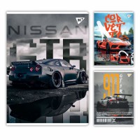 Зошит А4 48арк. кліт. "Sport car" №682000/Yes/(3)(60)