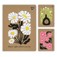 Зошит А4 48арк. кліт. "Flowers" №681997/Yes/(3)(60)