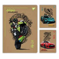 Зошит А4 48арк. кліт. "Ninja courage" №681998/Yes/(3)(60)