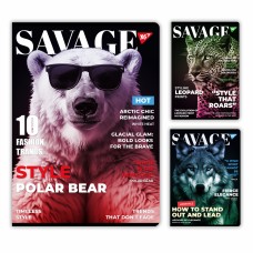 Зошит А4 96арк. кліт. "Savage" №682009/Yes/(3)(33)