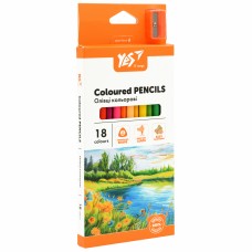 Олівці кольор. 18 кольор. "Yes" №290739 O'range Line з точилкою(8)(160)