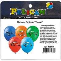 Набір кульок повітр. "Тачки" 12"/30см 10шт №828519/Pelican/(1)(10)