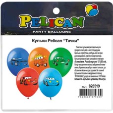 Набір кульок повітр. "Тачки" 12"/30см 10шт №828519/Pelican/(1)(10)