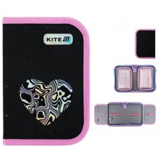 Пенал "Kite" Love is 1від.,б/н,з 2 відворотами №K25-622-3(48)