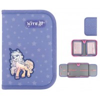 Пенал "Kite" My Little Pony 1від.,б/н,з 2 відворотами №LP25-622(48)