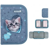 Пенал "Kite" Studio Pets 1від.,б/н,з 2 відворотами №SP25-622-3(48)