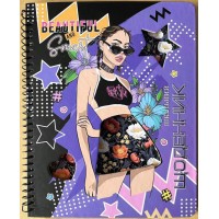 Щоденник шк. на спіралі А5 №SD1903/6792 40арк. тв. обкл./Мандарин/(80)