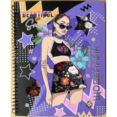 Щоденник шк. на спіралі А5 №SD1903/6792 40арк. тв. обкл./Мандарин/(80)