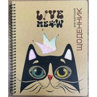 Щоденник шк. на спіралі А5 №SD1910/6693 40арк. тв. обкл./Мандарин/(80)