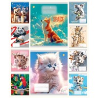 Зошит 12арк. кліт. /ТВ/ "Мікс 4" №ТА51103(25)(600)