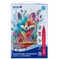 Набір маркерів-пензликів акрил. "Kite" Creative №K-1159 12шт(12)