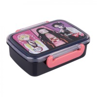 Ланч бокс пласт. "Yes" 420мл Demon Slayer чорний №708272(12)