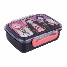 Ланч бокс пласт. "Yes" 420мл Demon Slayer чорний №708272(12)