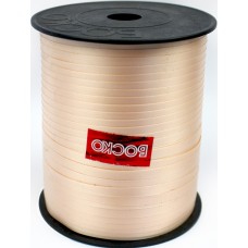 Стрічка фольгована для повітряних кульок та декору персик 225м