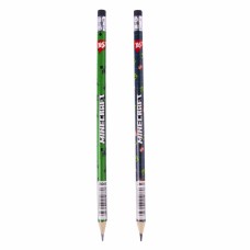 Олівець гр. "Yes" №280693 Minecraft.Spring HB круг. з гумкою,в пласт. тубі(36)(540)