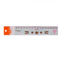 Лінійка пласт. 15см "Yes" Pusheen блакитна №370682(20)