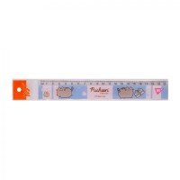 Лінійка пласт. 20см "Yes" Pusheen рожево-блакитна №370683(20)(100)