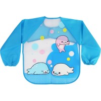 Фартух для творч. "Maxi" №MX62344 35х40см блакитний(1)(20)