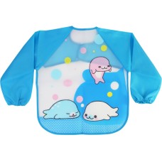 Фартух для творч. "Maxi" №MX62344 35х40см блакитний(1)(20)