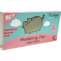 Пластилін 6 кольорів 120 г Yes Pusheen (60) №540608  