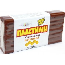 Пластилін "Гамма UA" 30гр коричневий,восковий №333109(12)(48)