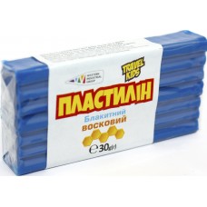 Пластилін "Гамма UA" 30гр блакитний,восковий №333110(12)(48)