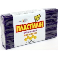 Пластилін "Гамма UA" 30гр фіолетовий,восковий №333112(12)(48)