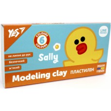 Пластилін "Yes" Line Friends 6 кольор. 120гр №540625(60)