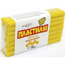 Пластилін "Гамма UA" 30гр жовтий,восковий №333107(12)(48)