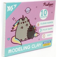 Пластилін "Yes" Pusheen 10 кольор. 200гр №540663(14)