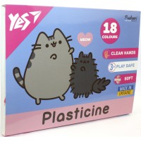 Пластилін "Yes" Pusheen 18 кольор. 360гр №540695(14)(44)