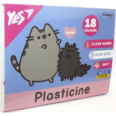 Пластилін "Yes" Pusheen 18 кольор. 360гр №540695(14)(44)