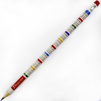 Олівець гр. "1В" №280482 Таблиця множення HB круг. з гумкою,в пласт. тубі(36)(540)