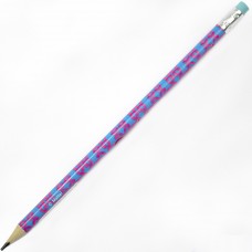 Олівець гр. "Yes" №280647 Barbie HB з фольгою круг. з гумкою,в пласт. тубі(36)(540)