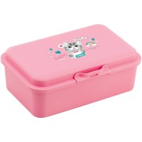 Ланч бокс пласт. "Maxi" 750мл пастель рожевий №MX98128(12)
