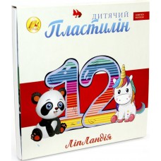 Пластилин 12 цветов 240 гр Липландия/Пластиленд Тетрада (20)