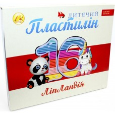 Пластилин 16 цветов 320 гр Липландия/Пластиленд Тетрада (20)
