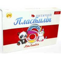 Пластилин 6 цветов 110 гр Лепландия/Пластиленд Тетрада (21) 461374/461341 