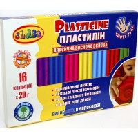 Пластилін 16 кольорів 20 гр Class MAXI (30) 7647С