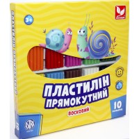 Пластилін "Школярик" 10 кольор. №303116003-UA(12)
