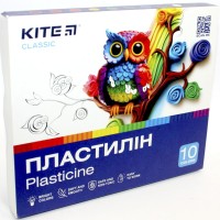 Пластилін "Kite" Classic 10 кольор. 200гр №K-084(20)