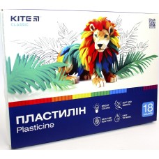 Пластилін "Kite" Classic 18 кольор. 360гр №K-085(14)
